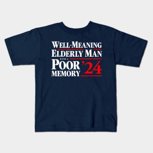 Well Meaning Elderly Man With A Poor Memory 2024 Kids T-Shirt